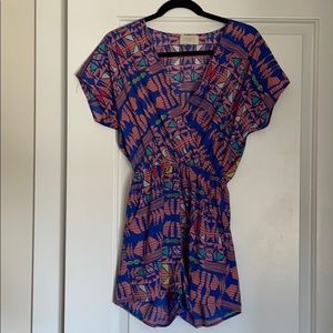 Patterned romper